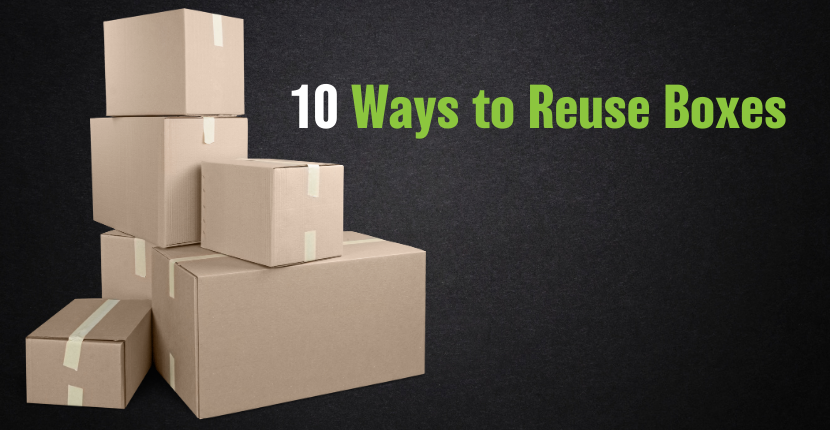 Ways to reuse boxes